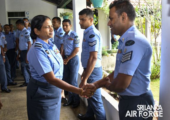 The
Change of Command at Hospital SLAF Base Katunayake