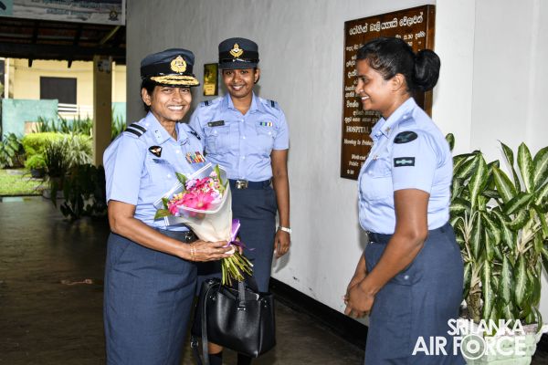 The
Change of Command at Hospital SLAF Base Katunayake