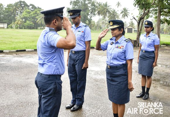 The
Change of Command at Hospital SLAF Base Katunayake