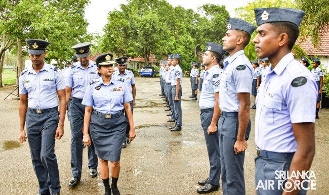 The
Change of Command at Hospital SLAF Base Katunayake