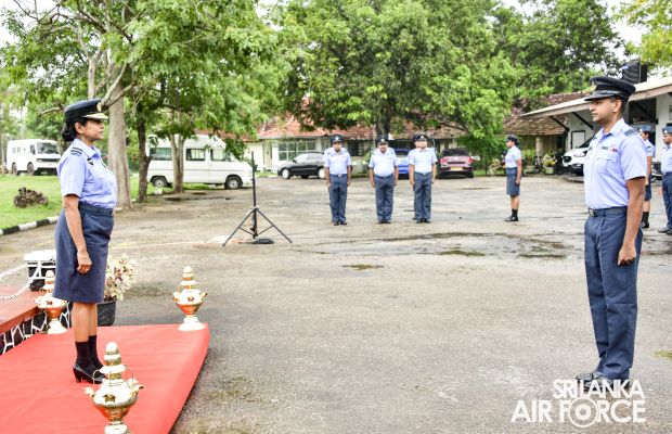 The
Change of Command at Hospital SLAF Base Katunayake
