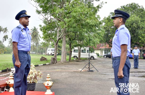 The
Change of Command at Hospital SLAF Base Katunayake
