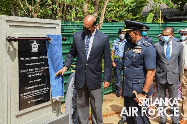 FOUNDATION STONE LAYS FOR THE CONSTRUCTION OF FULLY - FLEDGED SLAF HOSPITAL COMPLEX AT NARAHENPITA