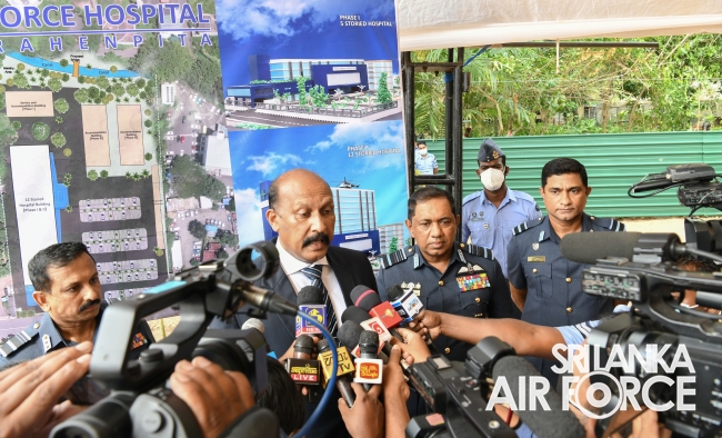 FOUNDATION STONE LAYS FOR THE CONSTRUCTION OF FULLY - FLEDGED SLAF HOSPITAL COMPLEX AT NARAHENPITA