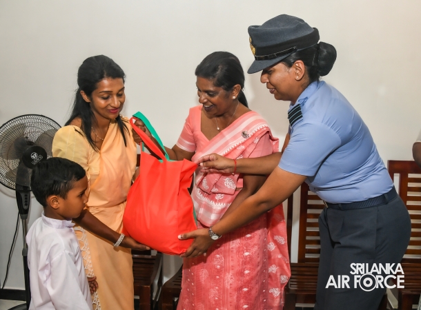 SLAF SEVA VANITHA UNIT CONDUCTS A HOUSE WARMING CEREMONY