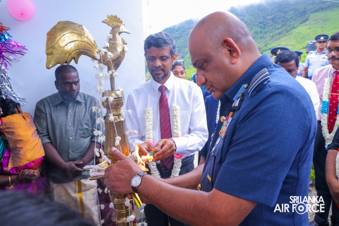 62 Transitional Shelters Opened for Cyclone Dithwa-Affected Families at Rangala Waththa