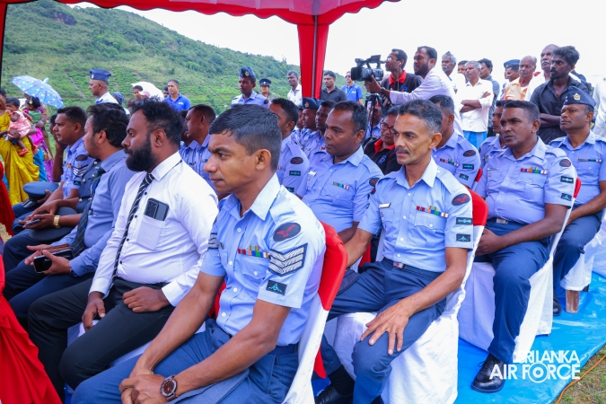 62 Transitional Shelters Opened for Cyclone Dithwa-Affected Families at Rangala Waththa