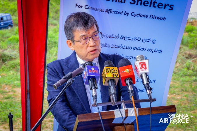 62 Transitional Shelters Opened for Cyclone Dithwa-Affected Families at Rangala Waththa