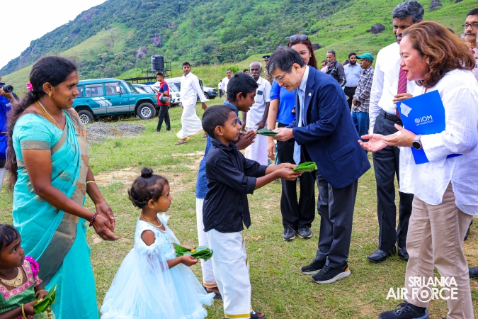 62 Transitional Shelters Opened for Cyclone Dithwa-Affected Families at Rangala Waththa