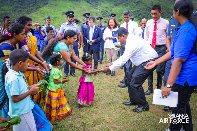 62 Transitional Shelters Opened for Cyclone Dithwa-Affected Families at Rangala Waththa