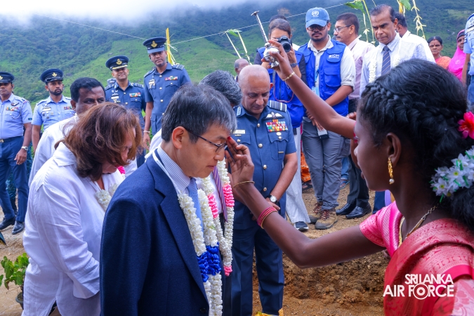 62 Transitional Shelters Opened for Cyclone Dithwa-Affected Families at Rangala Waththa