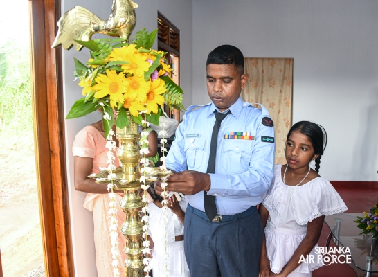 SLAF SEVA VANITHA UNIT CONDUCTS A HOUSE WARMING CEREMONY