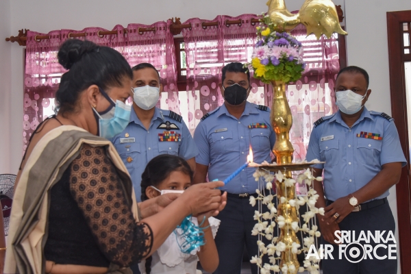 SLAF SEVA VANITHA UNIT HANDS OVER FULLY RENOVATED HOUSE TO FAMILY OF DECEASED OFFICER