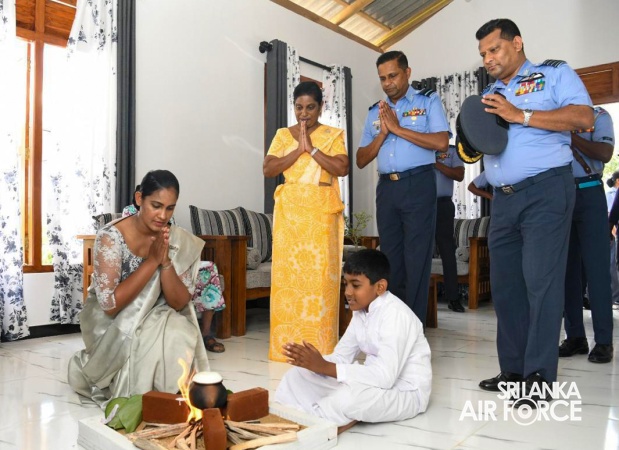 SLAF SEVA VANITHA UNIT CONDUCTS A HOUSE WARMING CEREMONY