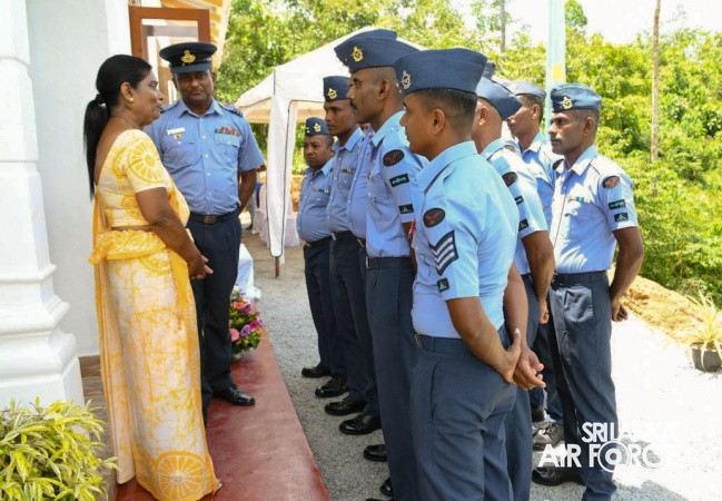 SLAF SEVA VANITHA UNIT CONDUCTS A HOUSE WARMING CEREMONY