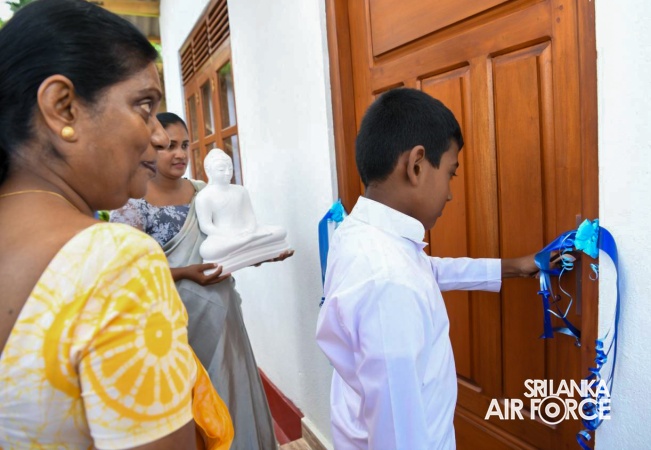 SLAF SEVA VANITHA UNIT CONDUCTS A HOUSE WARMING CEREMONY