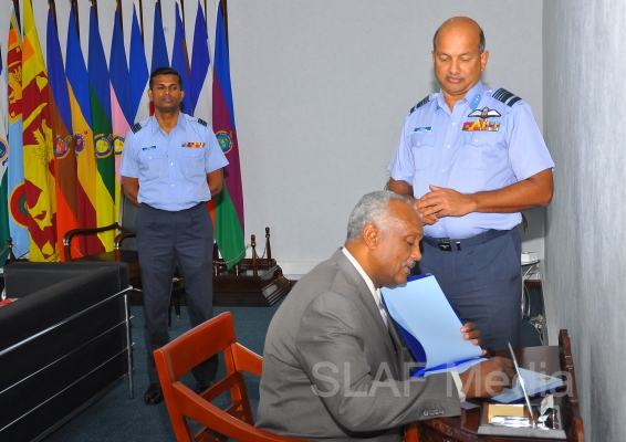 The Secretary General of the Ministry of Defence of the Sudan visits Air Force Headquarters