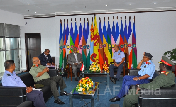 The Secretary General of the Ministry of Defence of the Sudan visits Air Force Headquarters