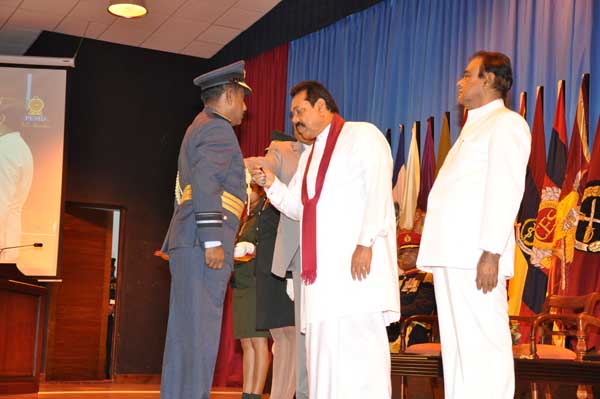Presentation of North East Humanitarian Operational Medals