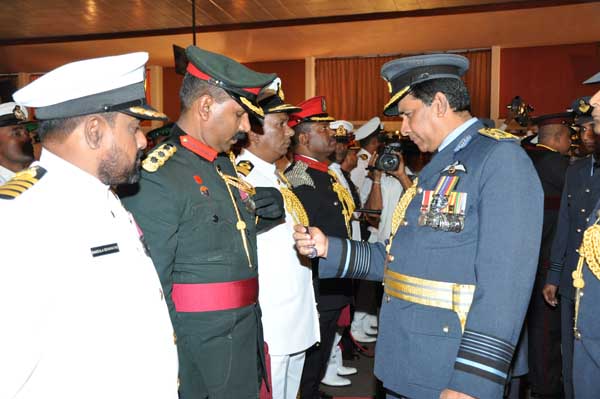 Presentation of North East Humanitarian Operational Medals