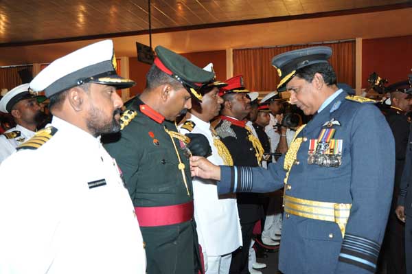 Presentation of North East Humanitarian Operational Medals