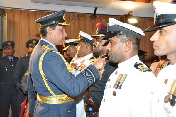 Presentation of North East Humanitarian Operational Medals