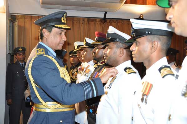 Presentation of North East Humanitarian Operational Medals