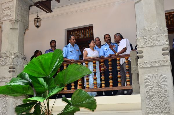 Air Chief Marshal Arup Raha visits Temple of the Sacred Tooth