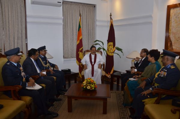 Air Chief Marshal Arup Raha visits Temple of the Sacred Tooth
