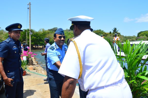 Air Chief Marshal Arup Raha visited the Sri Lanka Air Force Academy China Bay