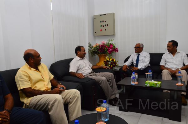 Air Chief Marshal Arup Raha visited the Sri Lanka Air Force Academy China Bay