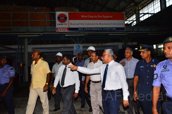 Air Chief Marshal Arup Raha visited the Sri Lanka Air Force Academy China Bay