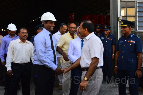 Air Chief Marshal Arup Raha visited the Sri Lanka Air Force Academy China Bay