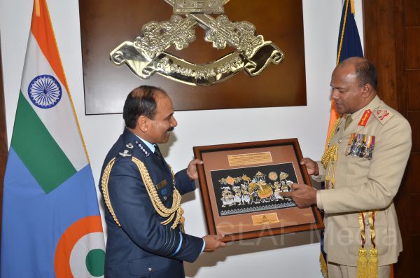 Chief of the Air Staff of the Indian Air Force Visits MOD & UD