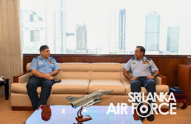 HEAD OF DELEGATION FROM IAF ARRIVED FOR 10TH AIR STAFF TALKS CALLS ON THE COMMANDER OF THE AIR FORCE