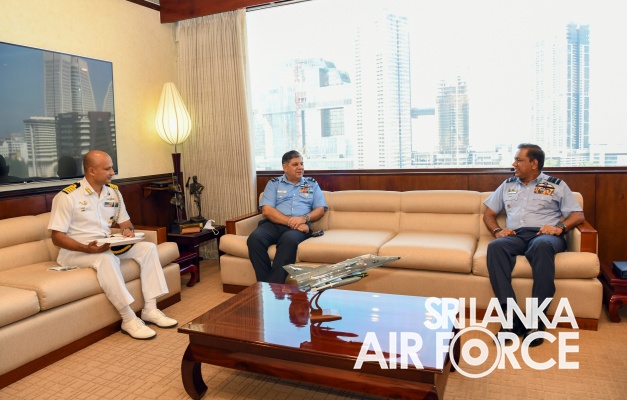 HEAD OF DELEGATION FROM IAF ARRIVED FOR 10TH AIR STAFF TALKS CALLS ON THE COMMANDER OF THE AIR FORCE