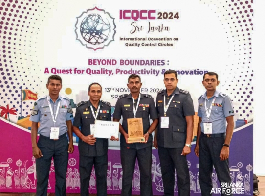 SLAF SECURES
GOLD AT 49TH INTERNATIONAL CONVENTION ON QUALITY CONTROL CIRCLES 2024