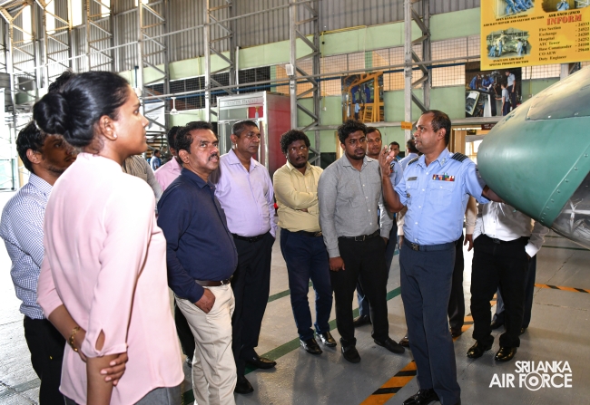 FIELD VISIT
BY INSTITUTION OF ENGINEERS SRI LANKA (IESL) TO SLAF BASE KATUNAYAKE