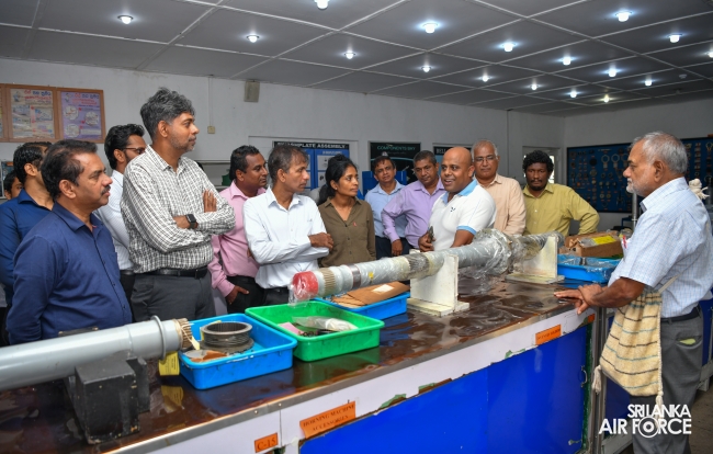 FIELD VISIT
BY INSTITUTION OF ENGINEERS SRI LANKA (IESL) TO SLAF BASE KATUNAYAKE