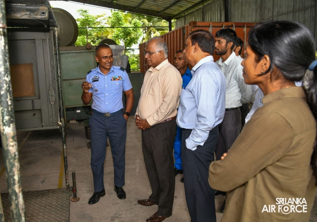 FIELD VISIT
BY INSTITUTION OF ENGINEERS SRI LANKA (IESL) TO SLAF BASE KATUNAYAKE