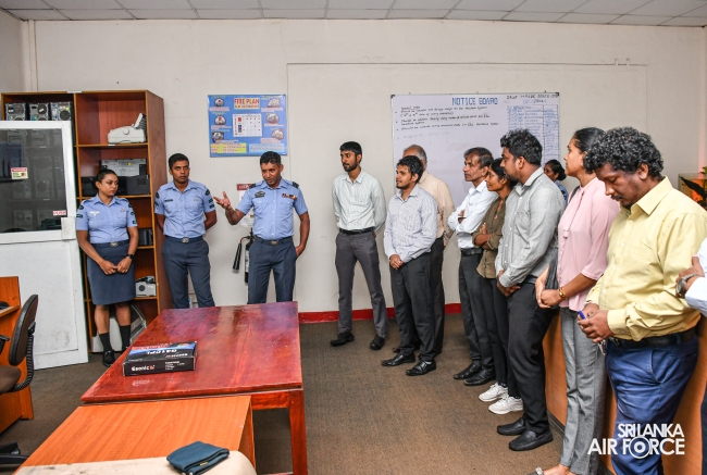 FIELD VISIT
BY INSTITUTION OF ENGINEERS SRI LANKA (IESL) TO SLAF BASE KATUNAYAKE
