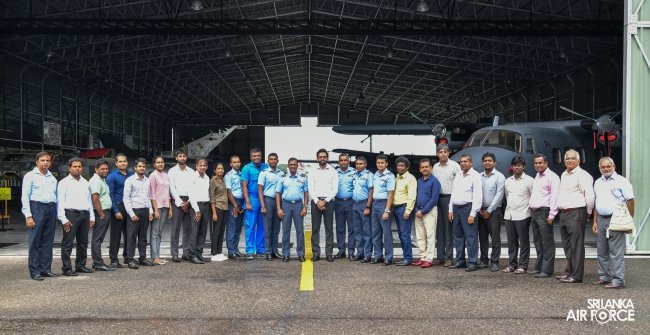 FIELD VISIT
BY INSTITUTION OF ENGINEERS SRI LANKA (IESL) TO SLAF BASE KATUNAYAKE