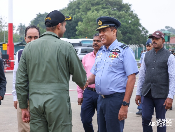 IL-76 IAF AIRCRAFT ARRIVES IN SRI LANKA WITH NDRF TEAM AND DISASTER RELIEF SUPPLIES