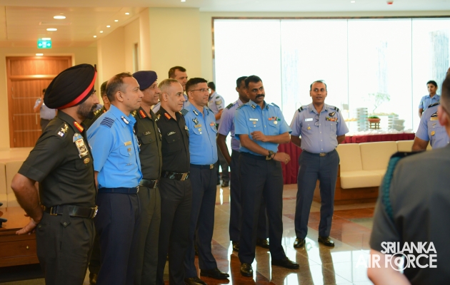 A DELEGATION
OF HIGHER DEFENCE MANAGEMENT COURSE, INDIA VISITS AIR FORCE HEADQUARERS