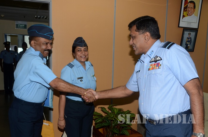 A
Delegation from Indian Air Foce visits SLAF