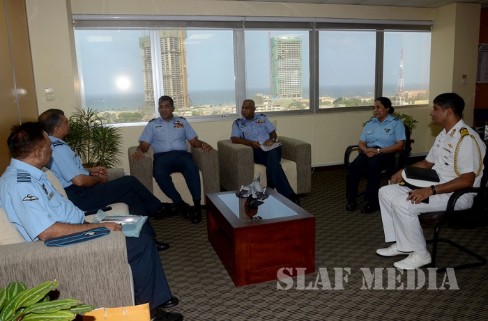 A
Delegation from Indian Air Foce visits SLAF
