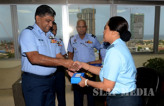 A
Delegation from Indian Air Foce visits SLAF