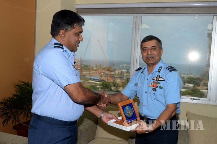 A
Delegation from Indian Air Foce visits SLAF