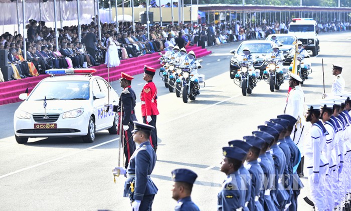Sri Lanka Air Force Joins in the 70th Independence Day Celebrations