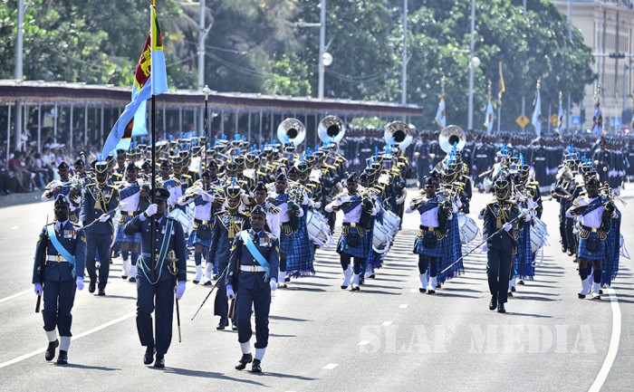 Sri Lanka Air Force Joins in the 70th Independence Day Celebrations